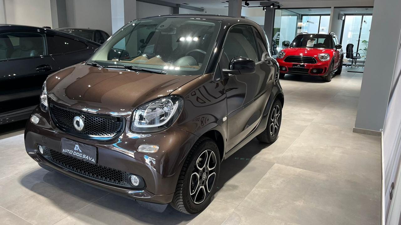 Smart ForTwo 1.0 Turbo Twinamic Perfect Fari Led Navy Tetto...