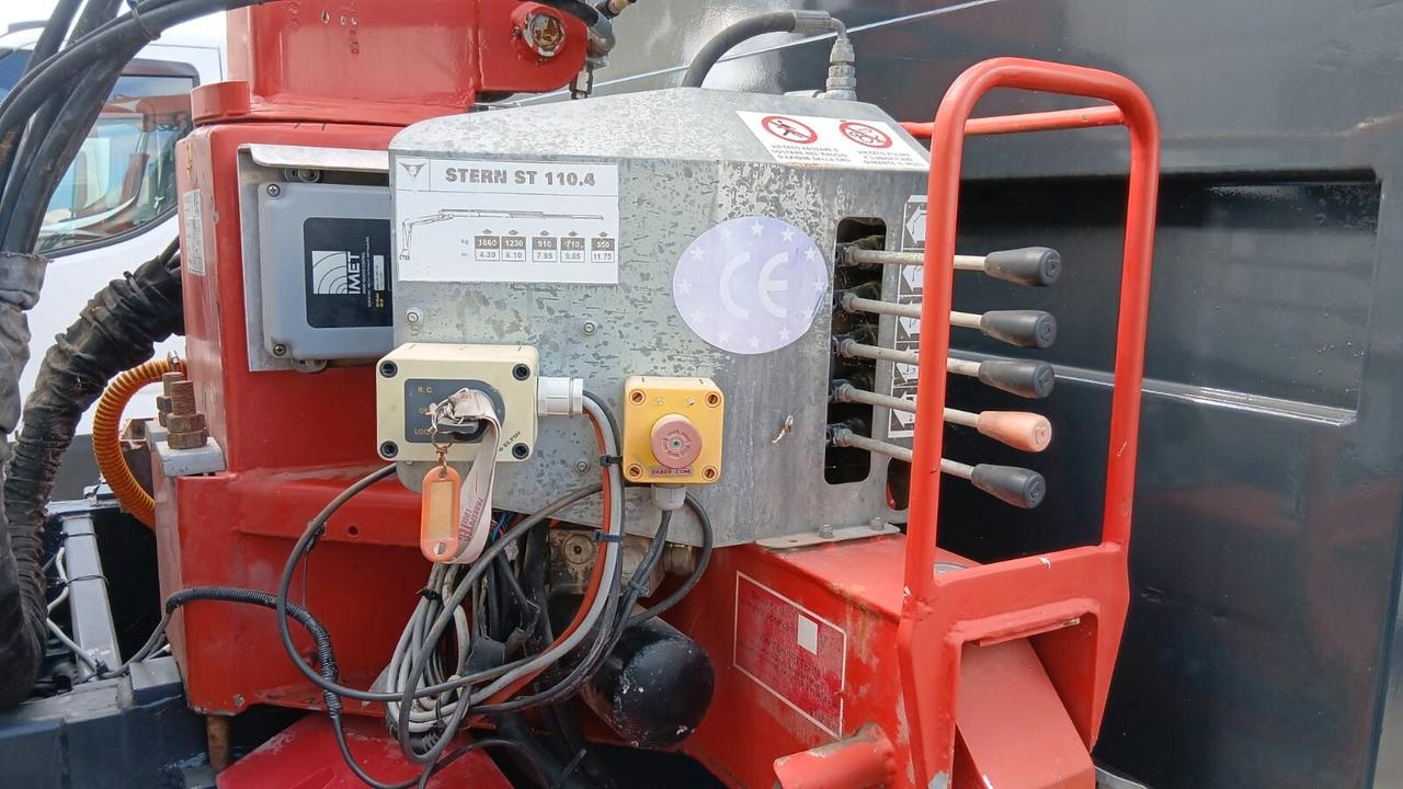 IVECO ML 120E25 - CASSONE RIBALTABILE TRIL. CON GRU DIETRO CABINA - BLOC. DIFF. (C17)