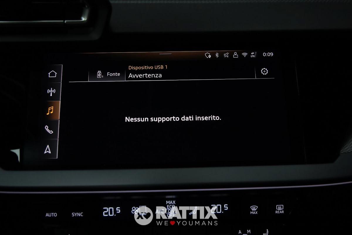 Audi A3 Sportback 35 2.0 tdi 150CV S line s-tronic + tetto apribile