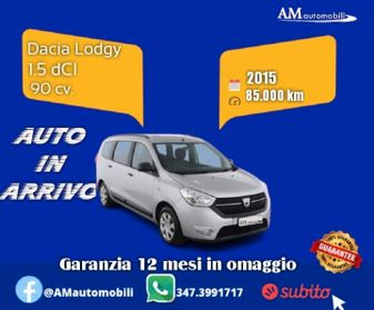 Dacia Lodgy 1.5 dCi 8V 90CV 5 posti Lauréate