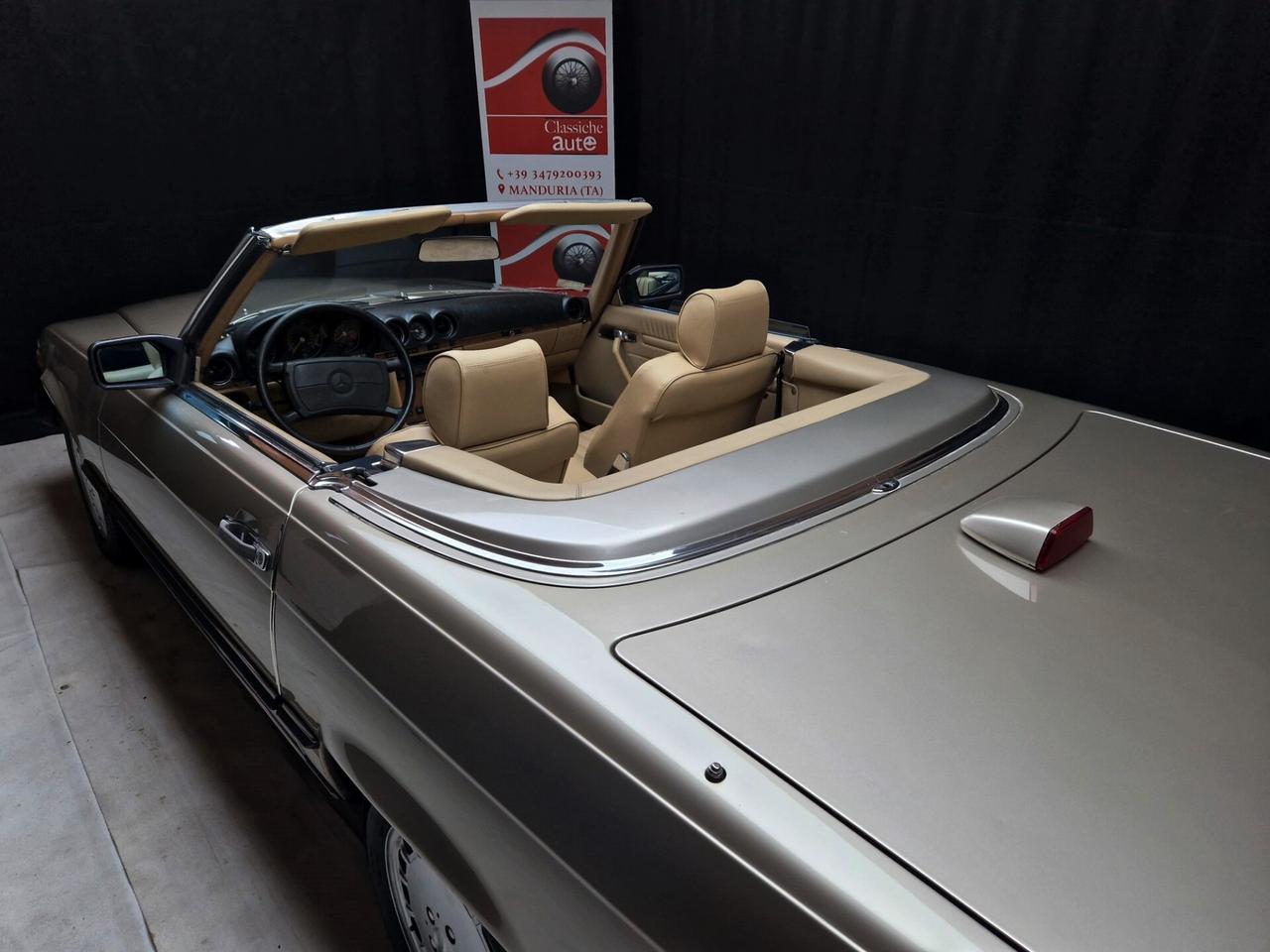 Mercedes-benz SL 560 anno 1987 certificata ASI con CRS