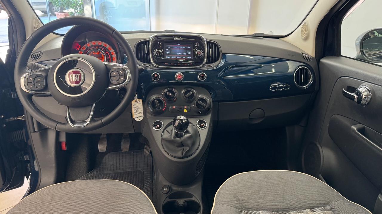 Fiat 500 1.2 Lounge Tetto Panoramico-2017