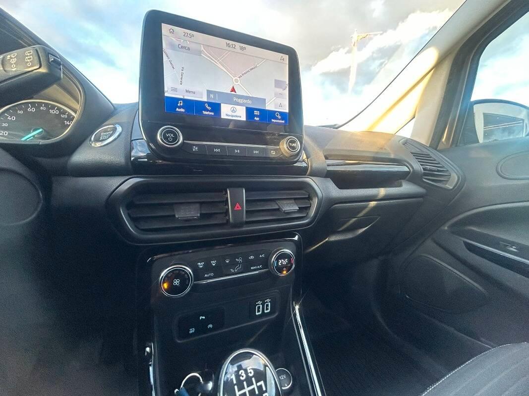 Ford EcoSport 1.5 tdci Plus s&s 100cv my18