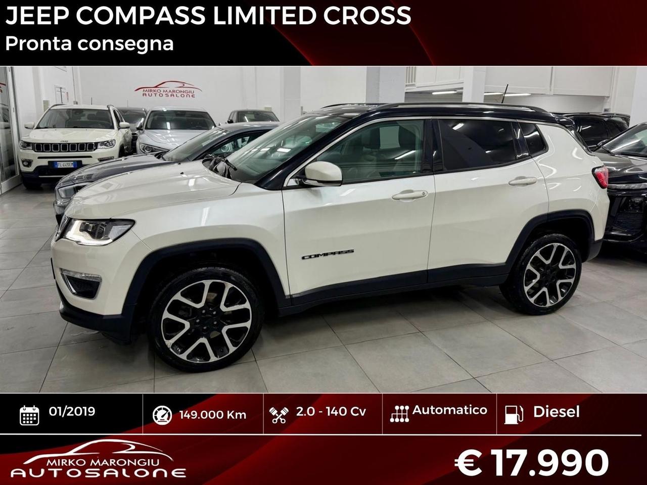 Jeep Compass 2.0 Multijet 4WD Limited FINANZIABILE