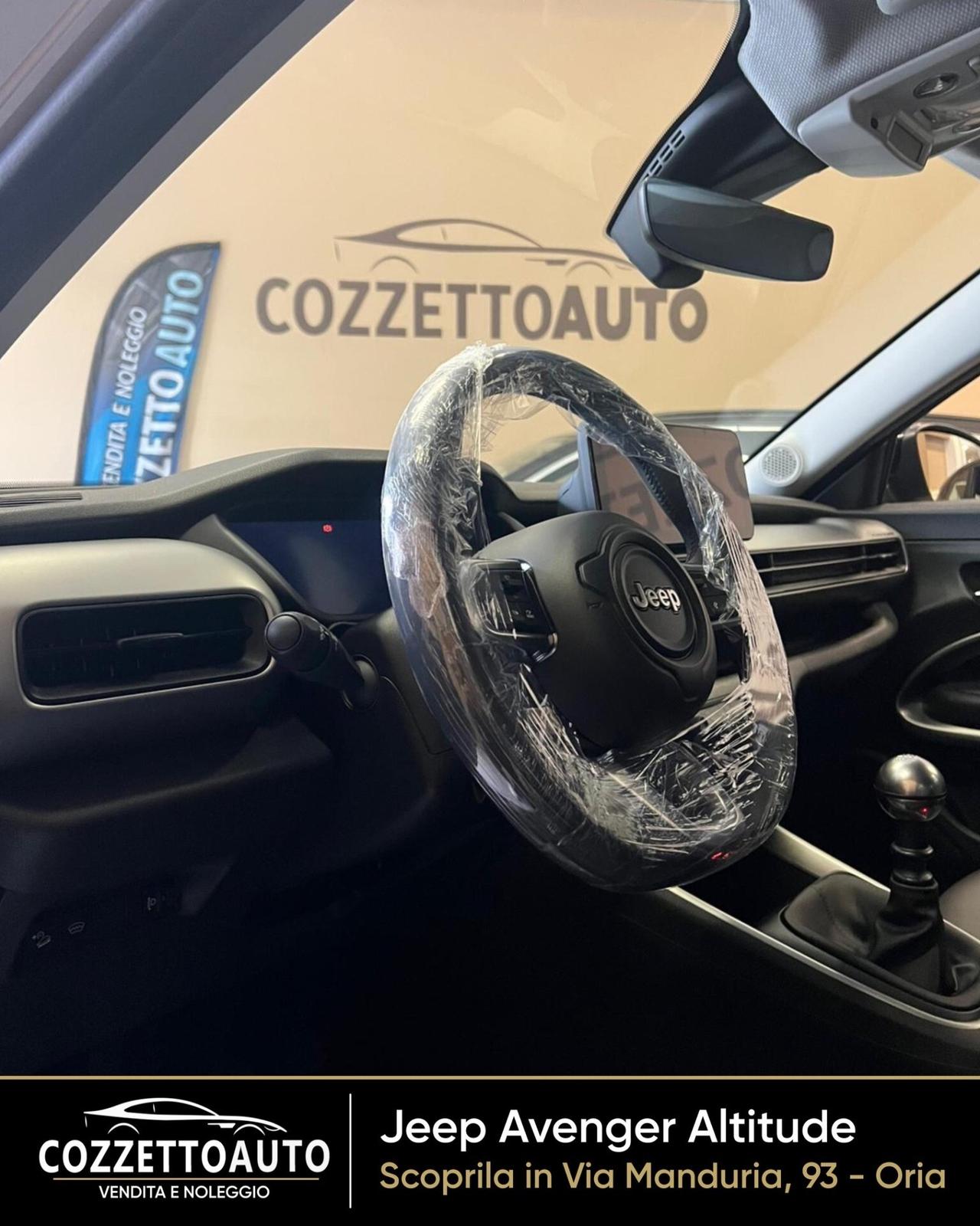 Jeep Avenger 1.2 100 CV Altitude garanzia Jeep