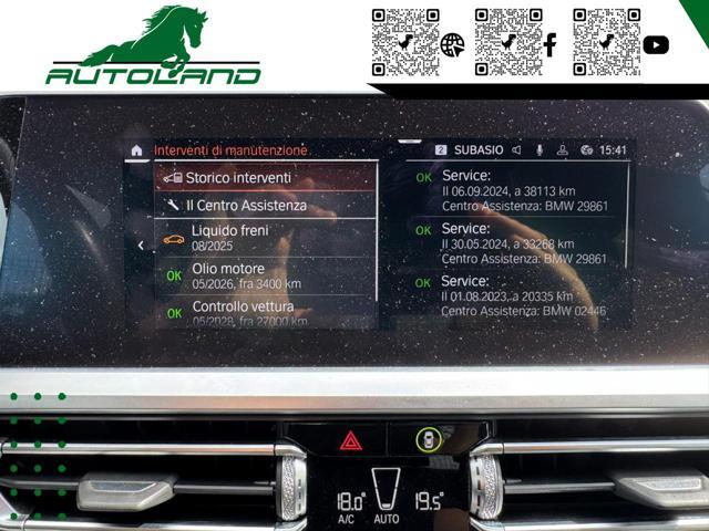 BMW 320 d 48V Msport 190CV Crono Tagliandi Bmw
