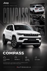 Jeep Compass 1.3 turbo t4 phev Limited 4xe auto