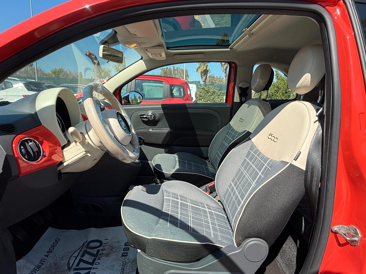 FIAT 500 1.2 LOUNGE EDITION KODAK NAVI TETTO PELLE