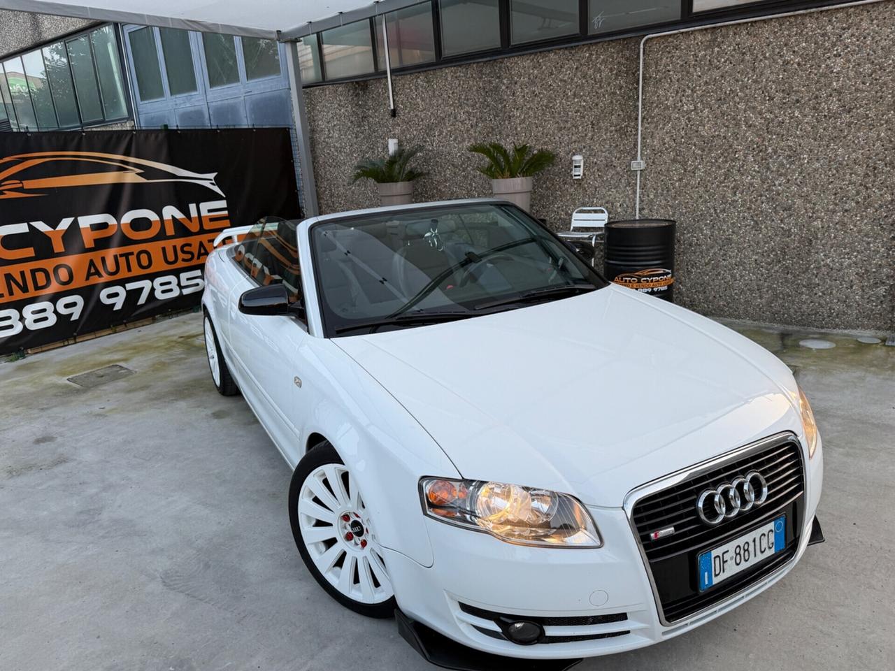 AUDI A4 S-LINE CABRIO 2.0 TDI 6MARCE MANUALE