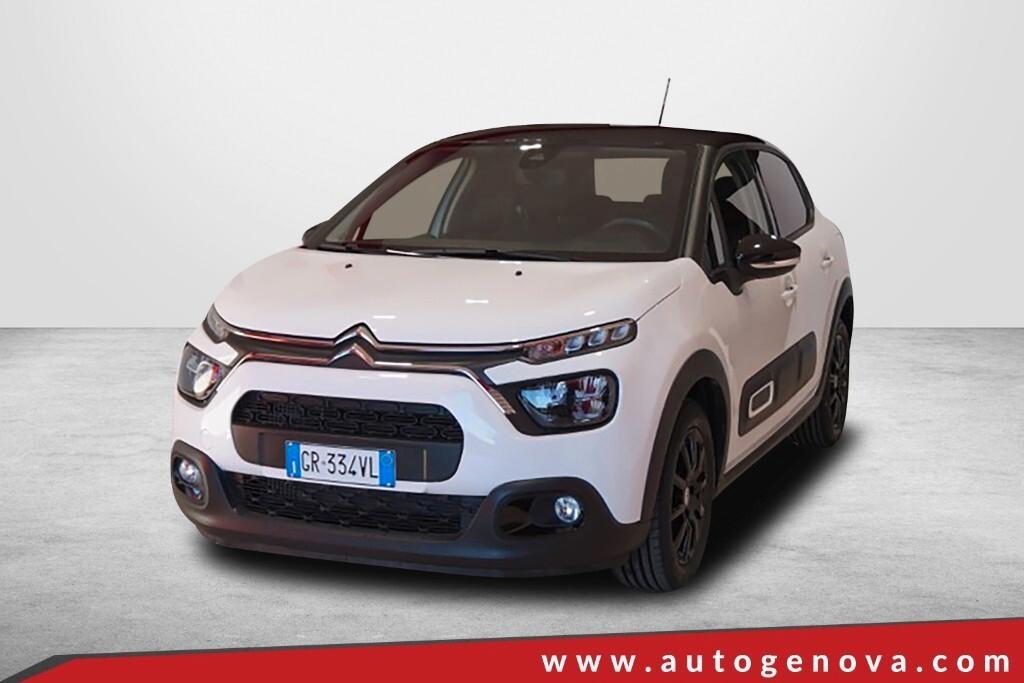 CITROEN C3 1.5 BLUEHDI 100CV 6M. SeS SHINE ( FARI LED - CRUISE - MIRROR - SENSORI POST. - TETTO BICOLORE )