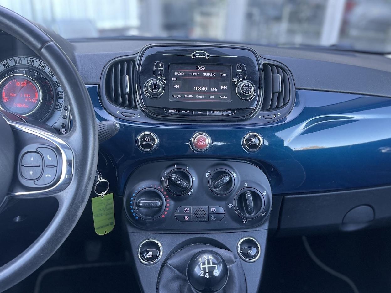 Fiat 500 1.2 Benzina 69CV E6 Neo. - 2018