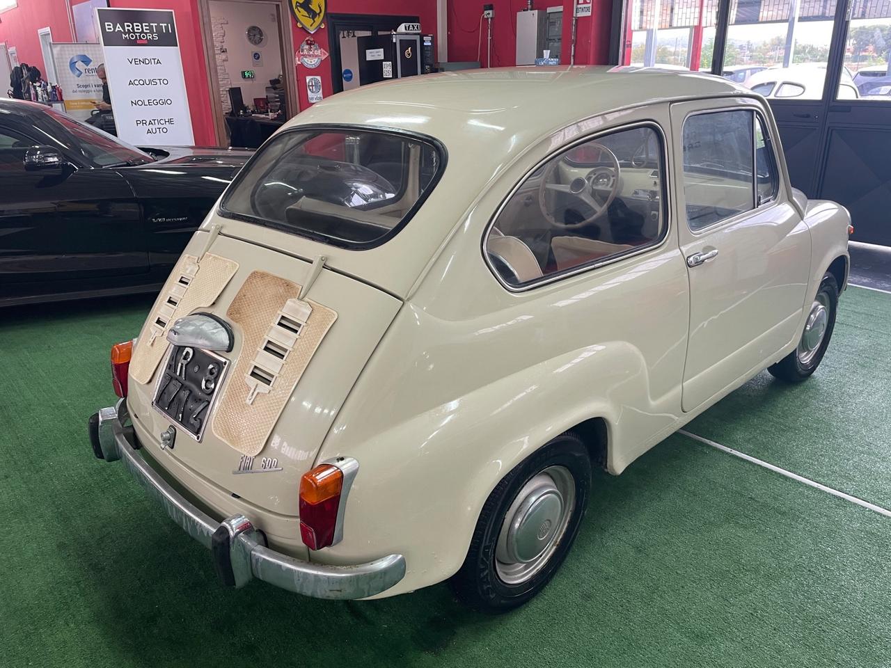 Fiat 600D Targa Originale PERMUTE RATE