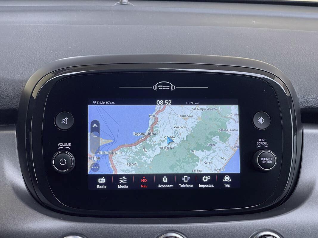 Fiat 500X 1.6 MultiJet 130 CV Sport Fari Full LED, Retrocamera, Navigatore, Cerchi 18, Grigio opaco