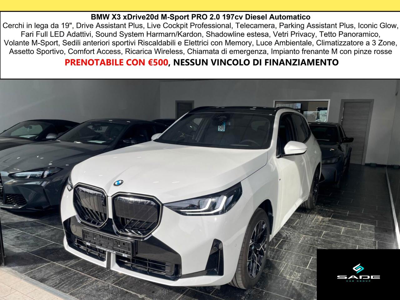 Bmw X3 xDrive20d 48V MSport Pro