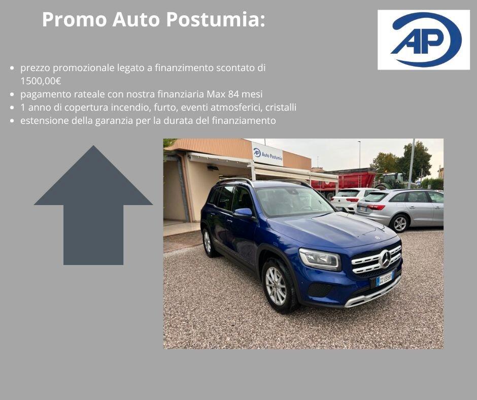 Mercedes-benz GLB 180 d Business automatico MOTORE 2.0cc 116cv