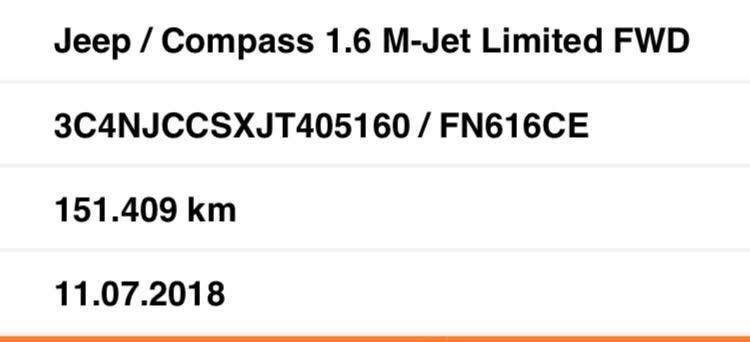 Jeep Compass 1.6 MJT LIMITED