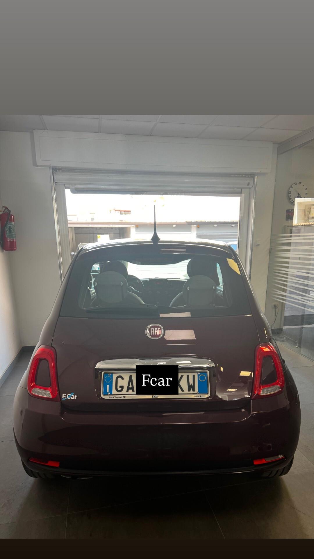Fiat 500 1.2 Lounge start e stop neopatentati MY 19