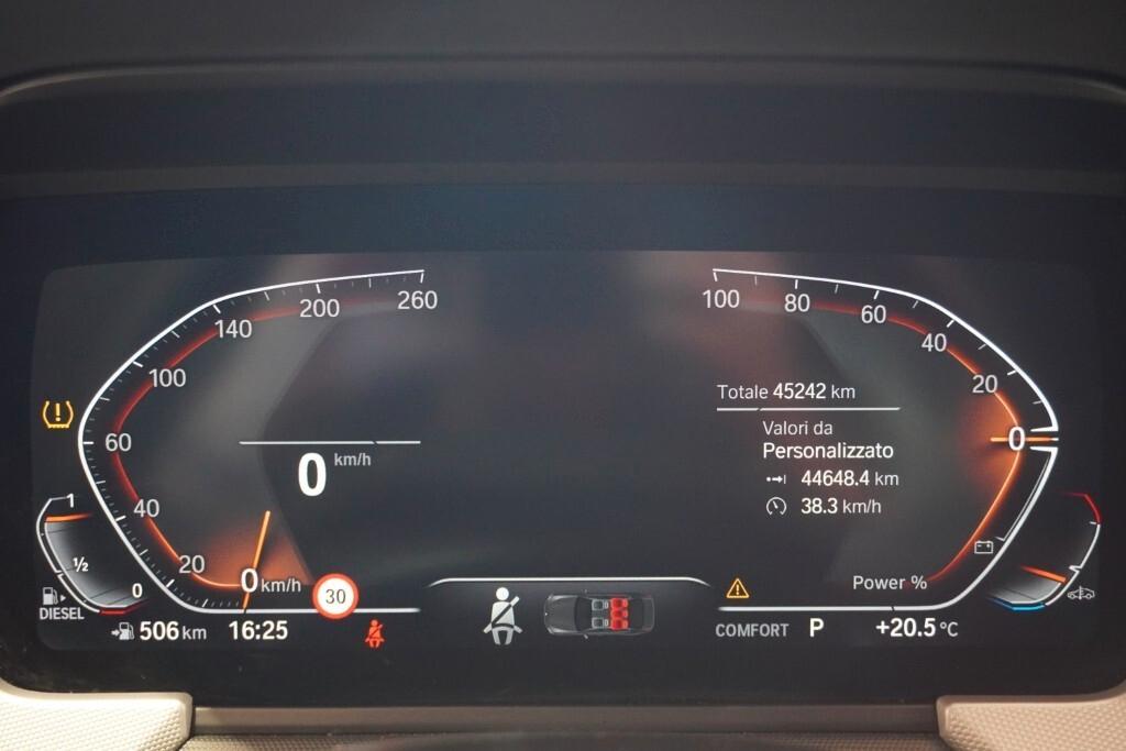 BMW 216D GRAN COUPE 115CV STEPTRONIC BUSINESS ADVANTAGE ( FARI LED - BMW DIGITAL COCKPIT - CRUISE - NAVI - MIRROR - PDC - TELECAMERA POST. - CERCHI 17 )