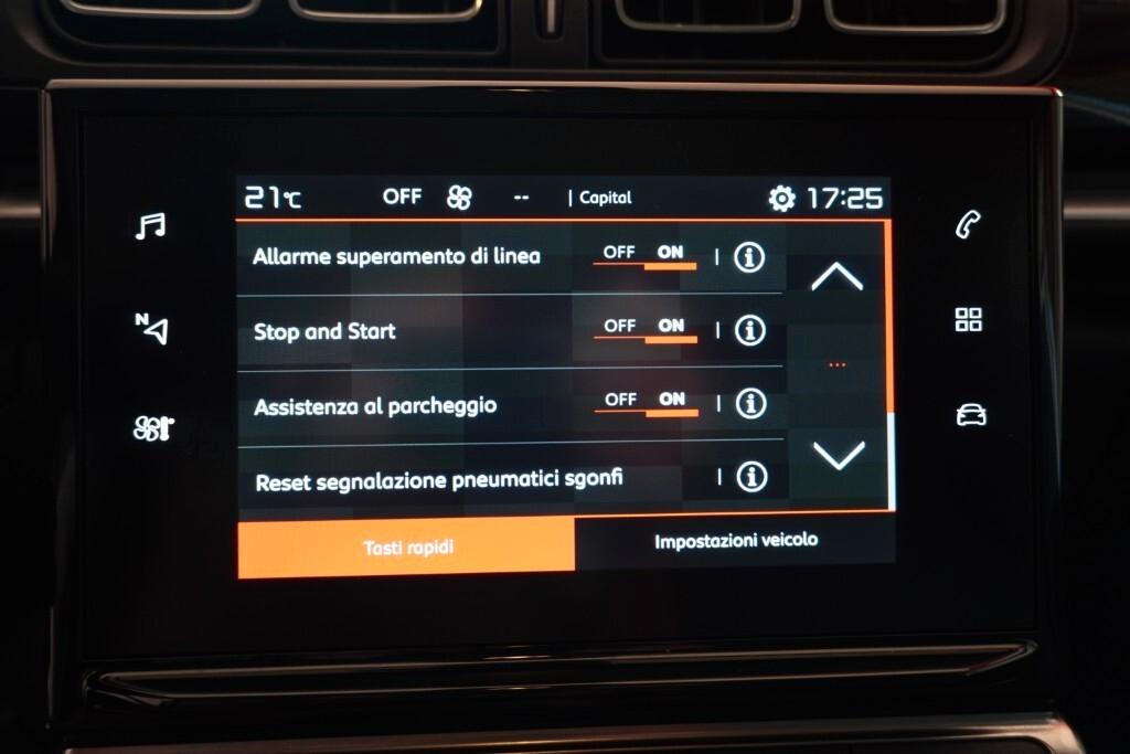 CITROEN C3 1.5 BLUEHDI 100CV 6M. SeS SHINE ( FARI LED - CRUISE - MIRROR - SENSORI POST. - TETTO BICOLORE )