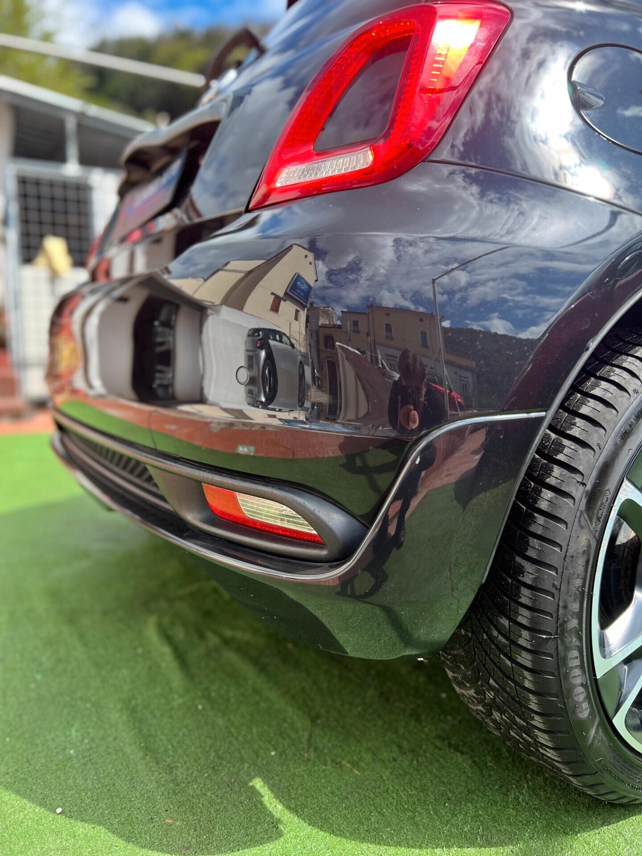 Fiat 500 "S" 1.2 69cv TETTO APRIBILE - MISTO PELLE