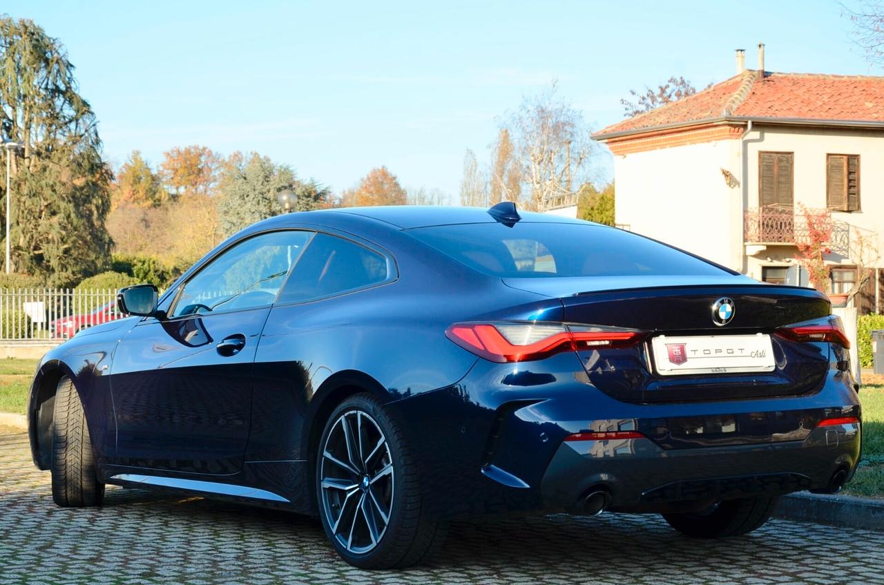 BMW 420d COUPE MHEV 48V MSPORT 190cv AUTO, UNICOPROPRIETARIO, SERVICE UFF BMW, UFF ITALIANA, EURO 6D, 19", NAVI, RETROCAMERA, PERMUTE