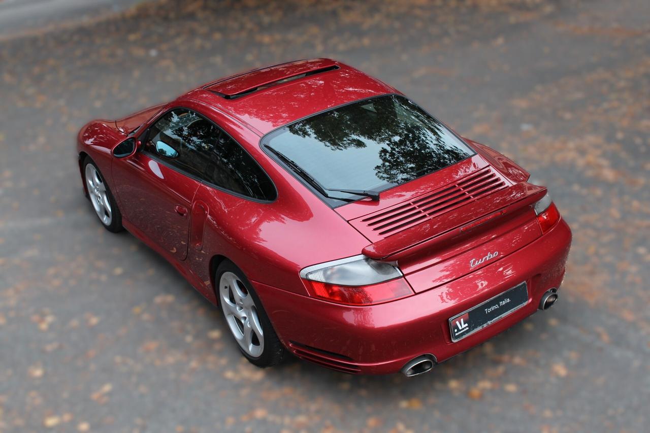 Porsche 911 Turbo cat Coupé * Orient Red*Cronologia COMPLETA*Stupenda