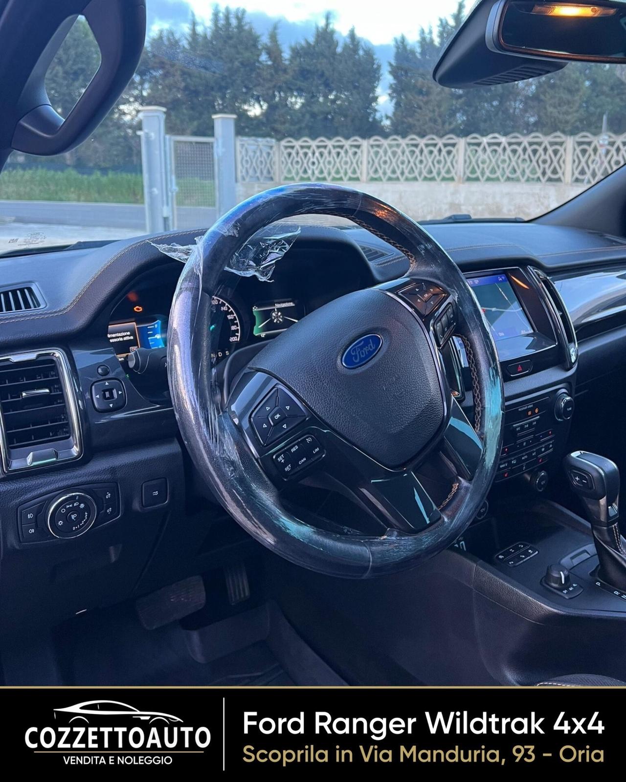 Ford Ranger Wildtrack 4x4 gancio traino