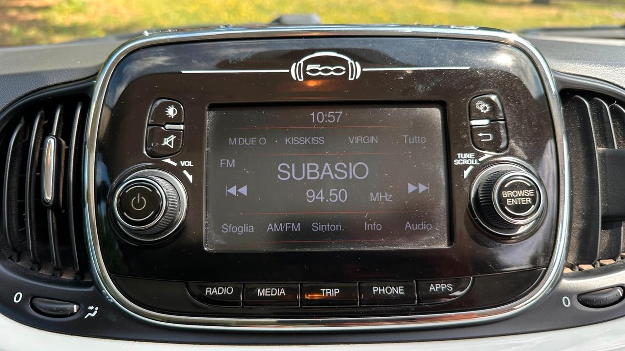 Fiat 500 1.2 Lounge 2016 GPL leggi testo NEOPATENTATI