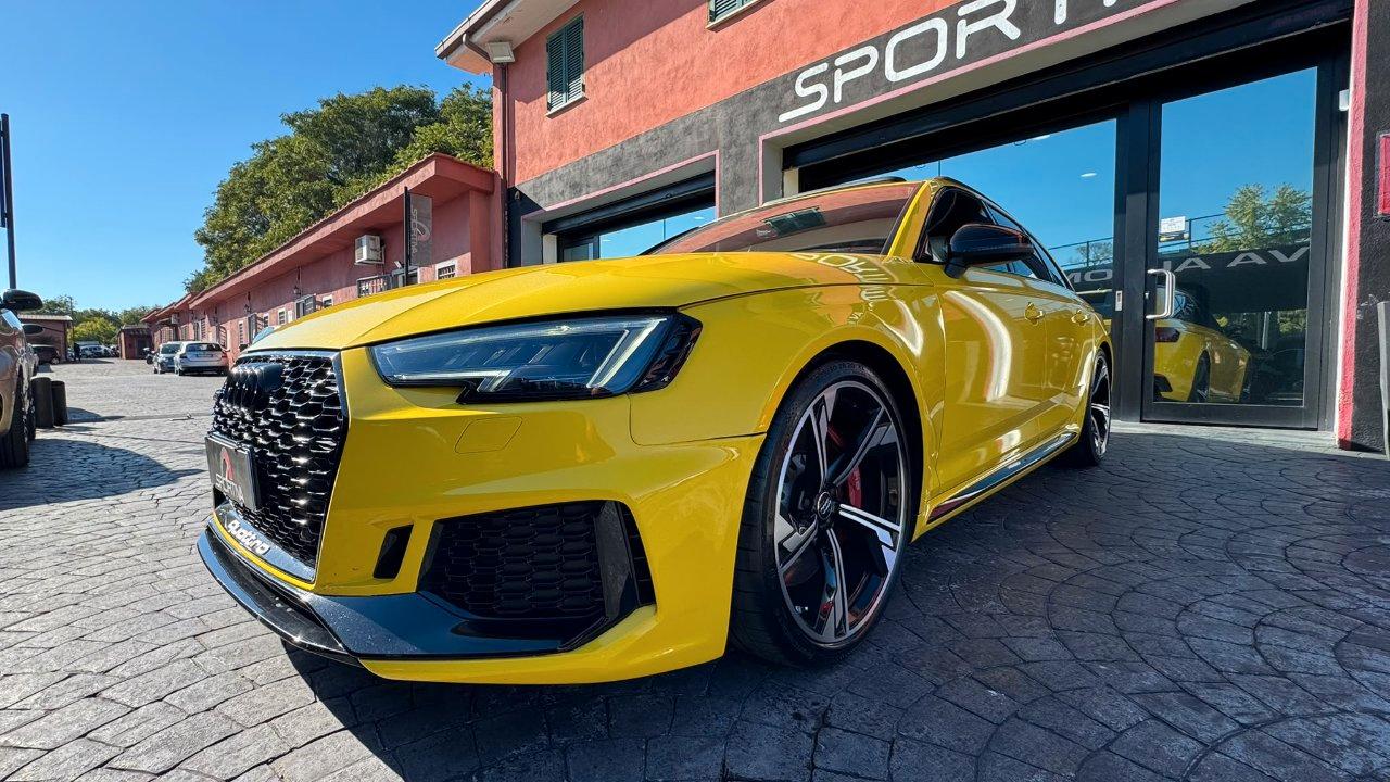 Audi SOLO MATRIMONI CON AUTISTA RS4 Avant 2.9 tfsi Exclusive edition Blu Nogaro quattro 450cv tiptronic