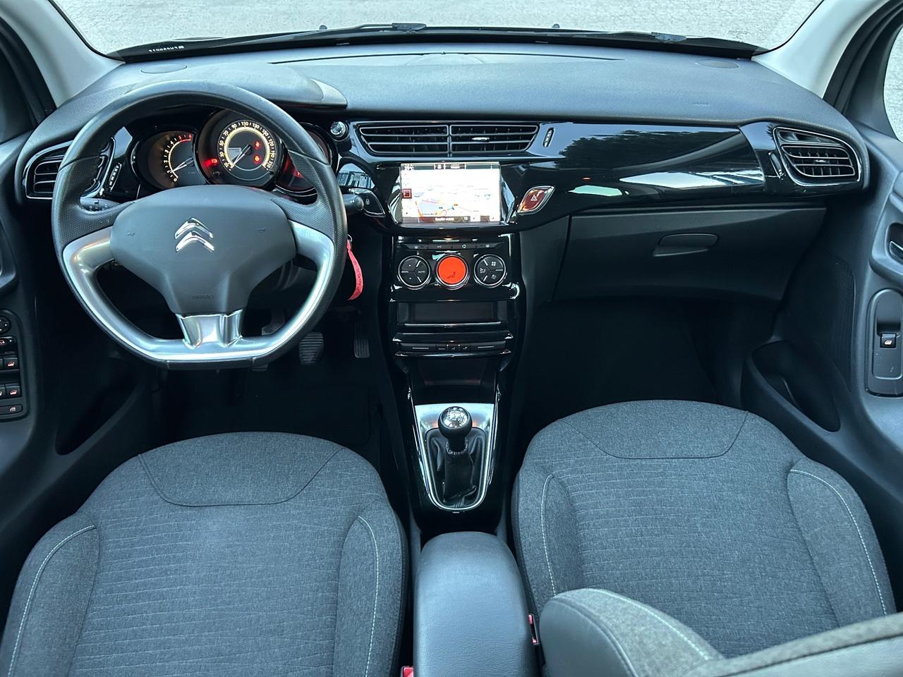 Citroen C3 Exclusive 1.6 diesel 75 cv 2015 tetto navig