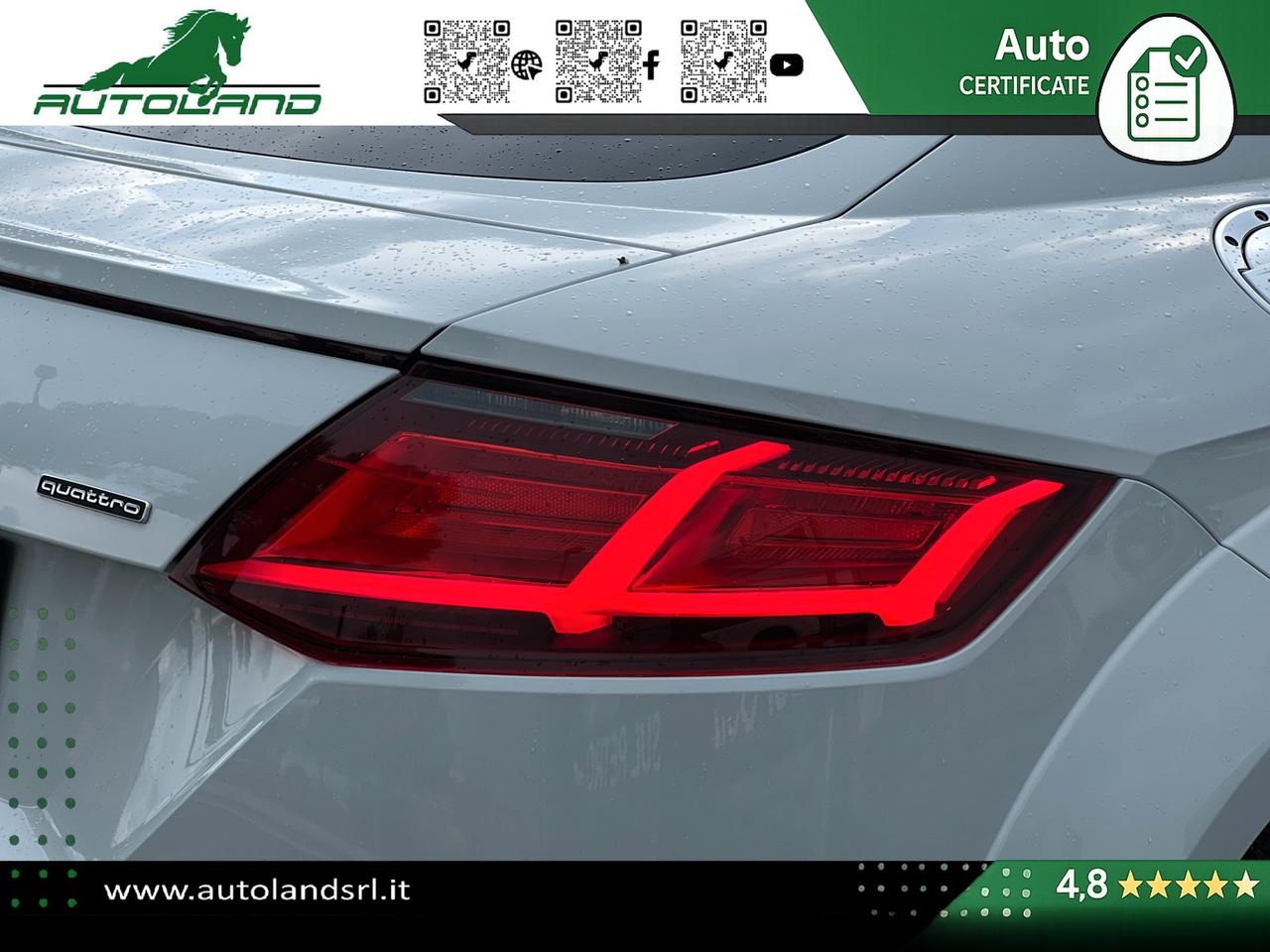Audi TT Coupe 2.0 tfsi S line QUATTRO REVO Stage 3 - B&O - Matrix - MMI Plus - Retrocamera