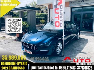 Maserati Ghibli hybrid 330 CV MHEV Granlusso PELLE CAM 360
