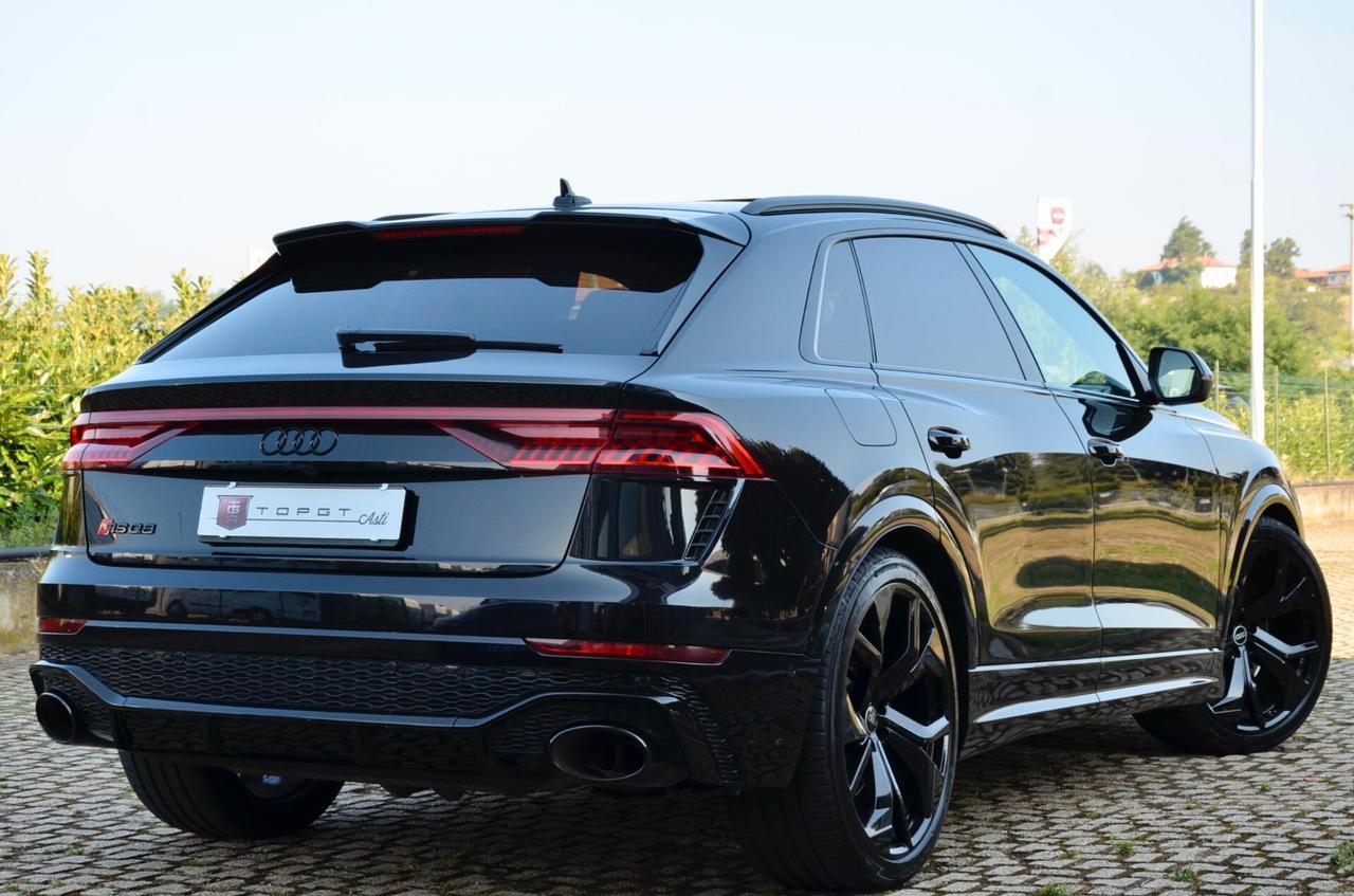 AUDI RS Q8 4.0 MHEV QUATTRO 600cv TIPTRONIC, SERVICE UFF AUDI, TETTO, MATRIX, HI-FI BANG&OLUFSEN, GANCIO TRAINO, EURO 6D, PERMUTE