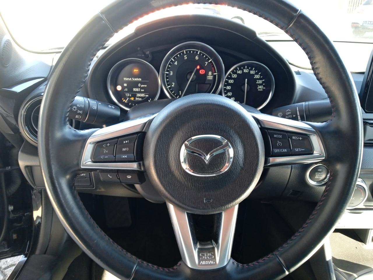 Mazda MX-5 RF SENS PARK 17" PELLE TOTALE NERA FULL LED CRUISE CONTROL SEDILI RISCALDATI PRONTA CONSEGNA
