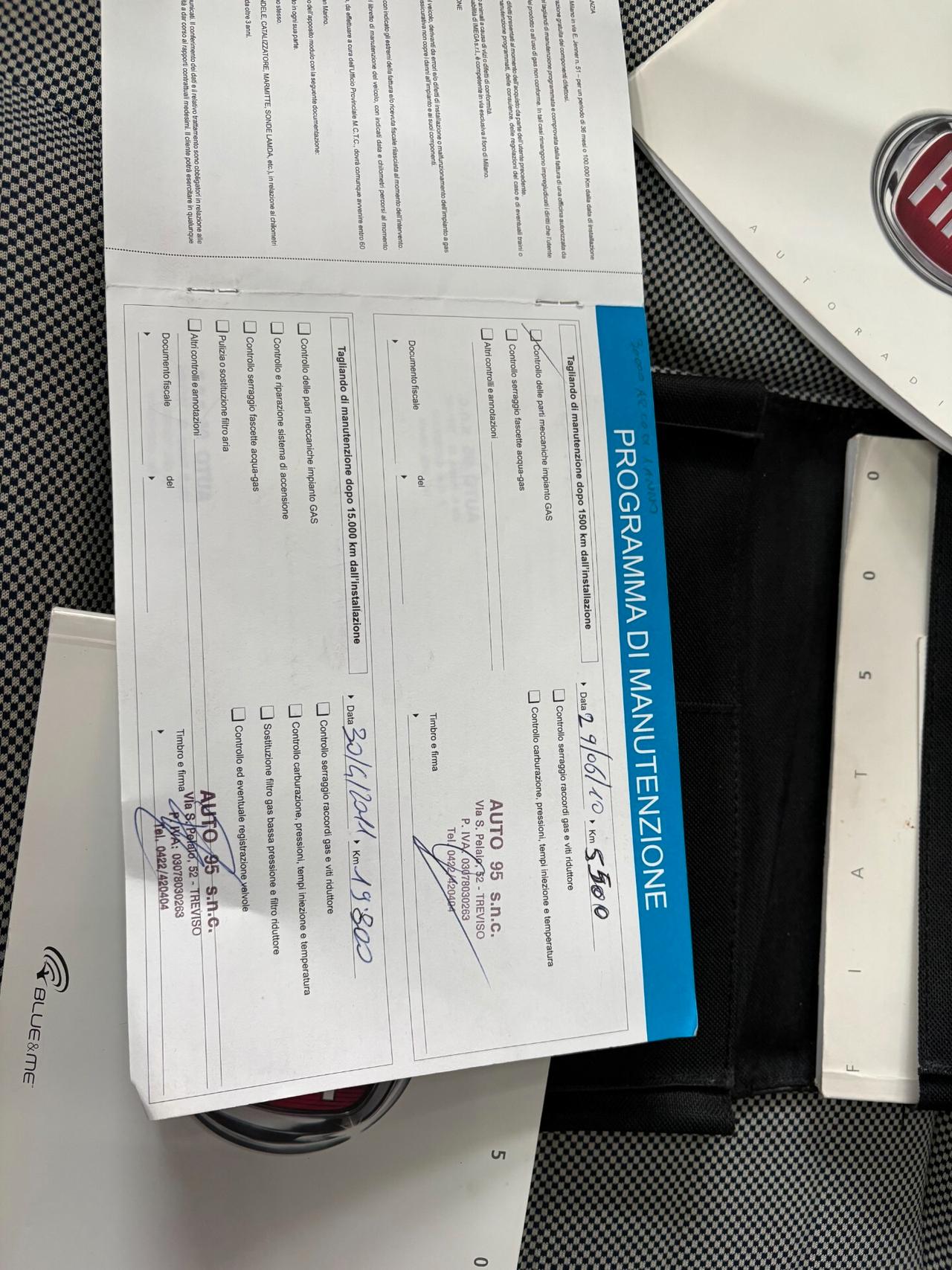 Fiat 500 1.2 69cv GPL Lounge +Tetto