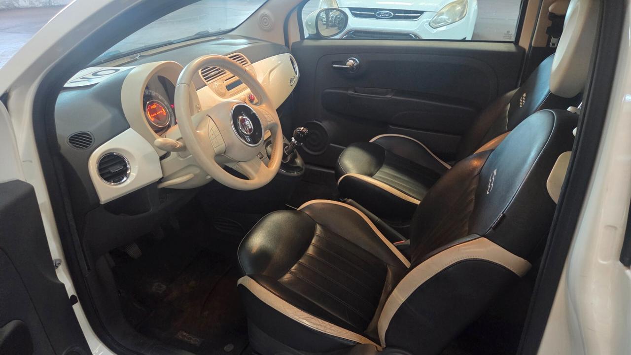 Fiat 500 1.2 GQ interni pelle