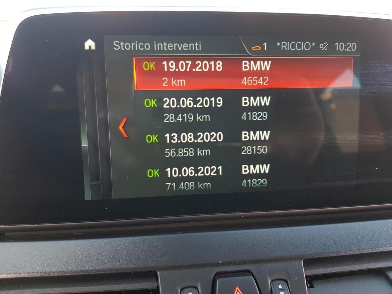 Bmw 216 d Active Tourer Aut. TAGLIANDI BMW xeno