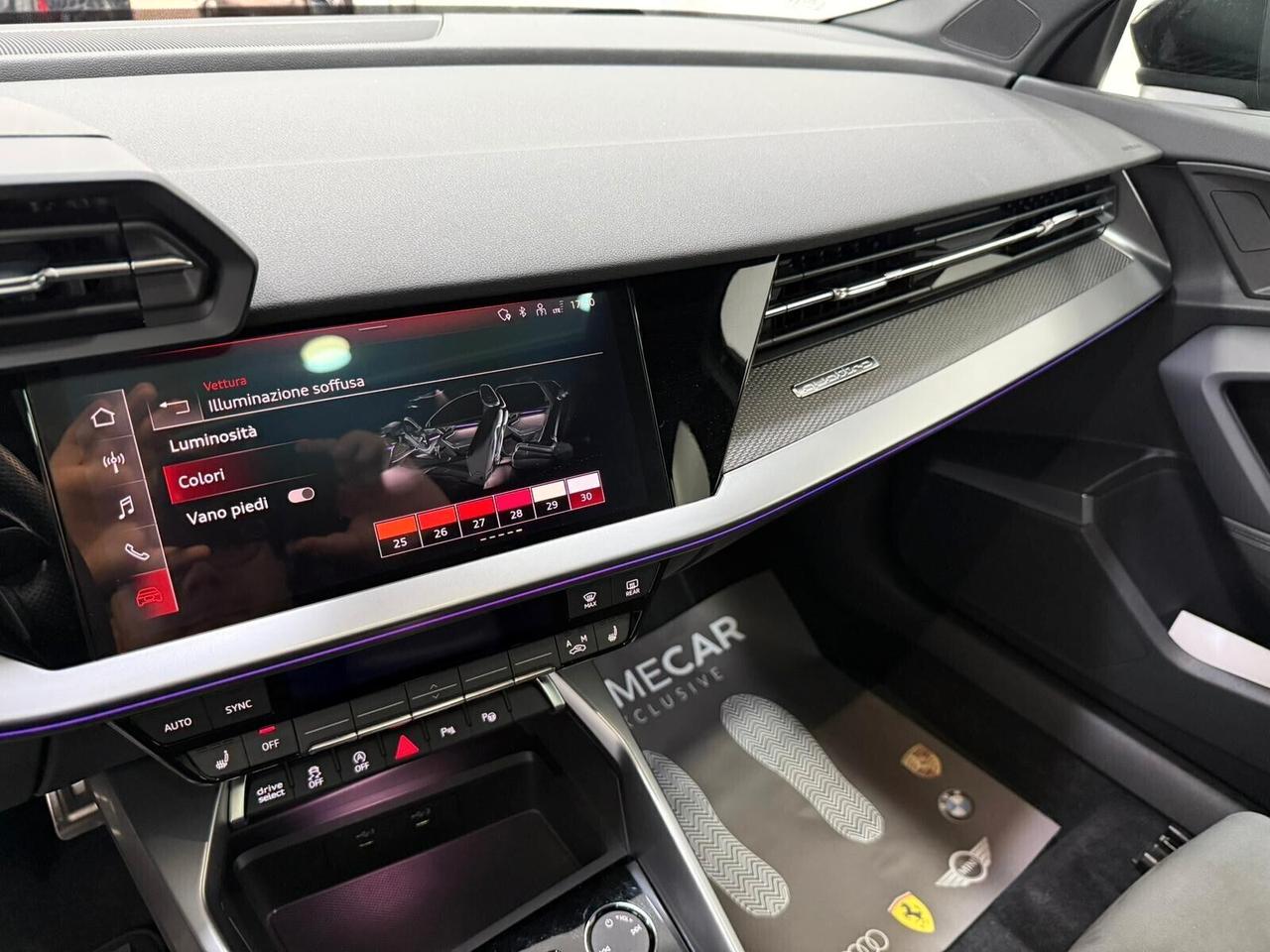 Audi RS 3 SPB SPORTBACK 400CV FARI MATRIX TETTO GARANZIA 2027