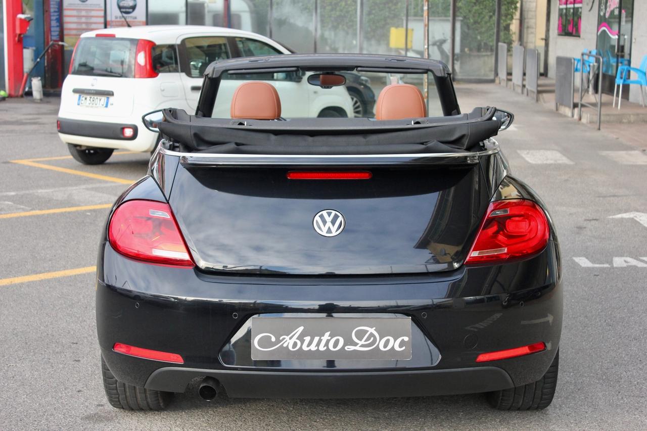 Volkswagen Maggiolino DSG CUP CABRIO 1.2 TSI BIXENON NAVY SEDILI RISC.