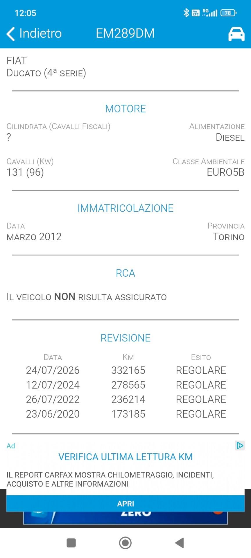 Fiat Ducato 30 2.3 MJT 130CV PM-TM Furgone