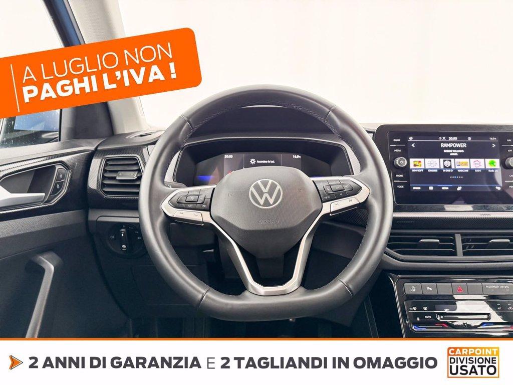 VOLKSWAGEN T-cross 1.0 tsi life 95cv del 2024