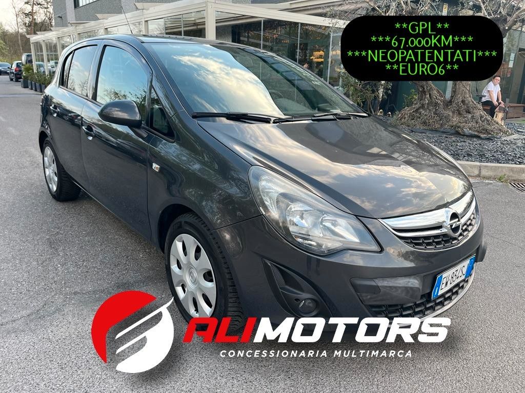 Opel Corsa 1.2 85CV 5 porte GPL-TECH Edition**67000km*Neopatentati**