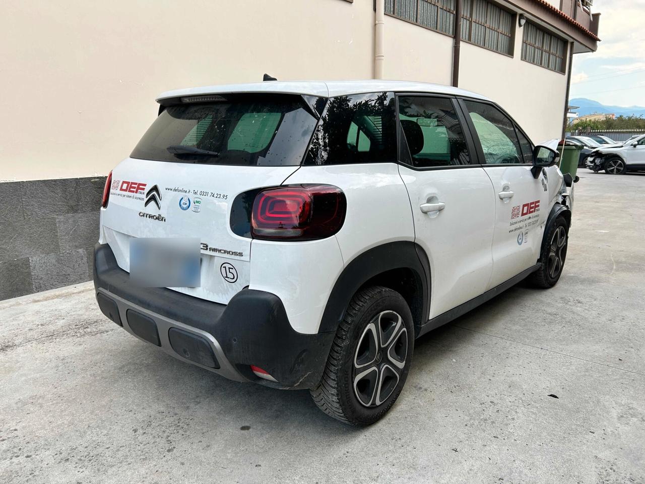 Citroen C3 Aircross 1.5 HDi 110CV N1 - 2024 Incidentata