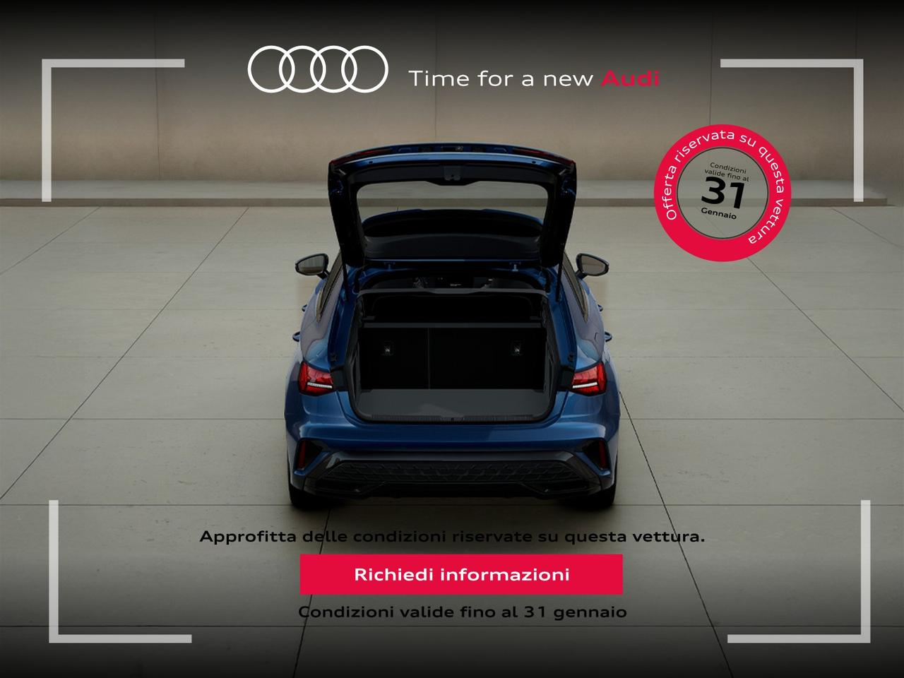 Audi A3 sportback 2.0 tdi s line edition 150cv s-tronic