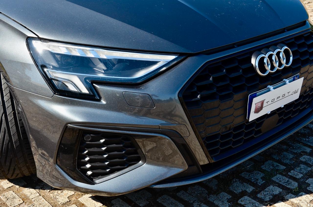 AUDI A3 SPORTBACK 35 2.0 TDI S-LINE EDITION 150cv, UNICOPROPRIETARIO, SERVICE AUDI, UFF ITALIANA, EURO 6D, NAVI, APPLE ANDROID, PERMUTE