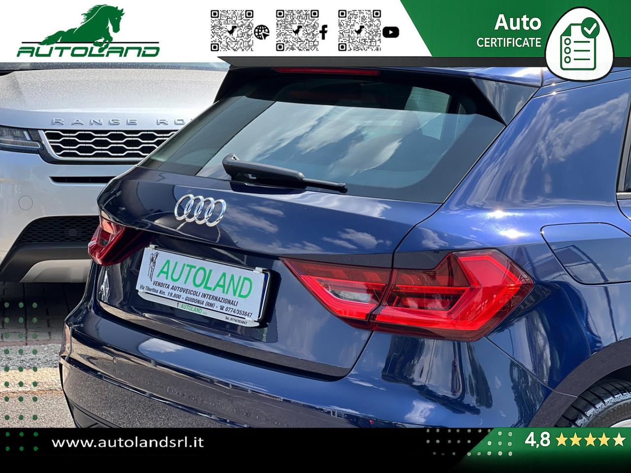 Audi A1 Sportback 30 1.0 tfsi Admired 110cv