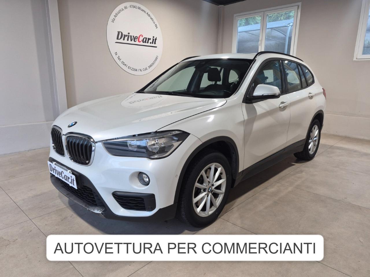 BMW X1 XDRIVE 20D ADVANTAGE AUTOMATICA TETTO PANORAMICO APRIBILE C.17 NAVI BLUETOOTH CRUISE CONTROL KEYLESS SENSORI ANT. E POST.