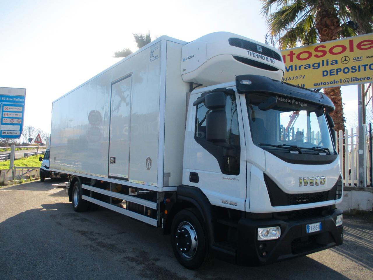 IvecoEUROCARGO 160/28 E6 FRIGO+PEDANA FRC 19 PEDANE