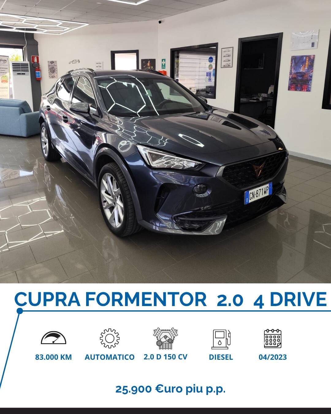 Cupra Formentor 2.0 TDI 4Drive DSG