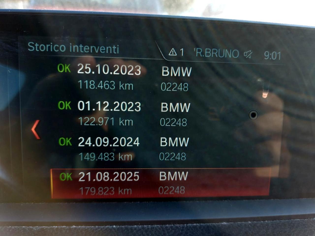 Bmw 116 116d 5p. Urban CRONOLOGIA TAGLIANDI BMW EURO 6B